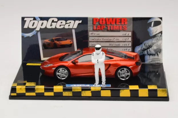 Minichamps Mclaren Mp4 12c Coupe Roadcar 2012 Top Gear With Figures 1:43 519431330